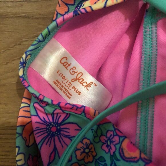 📳 Cat & Jack | One Piece Swimsuit with Bottom Cover - Picture 3 of 3